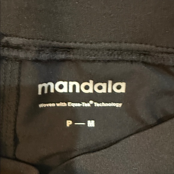 2 pair Black Mandala Scrub Jogger Pants Med Petite - Picture 2 of 3